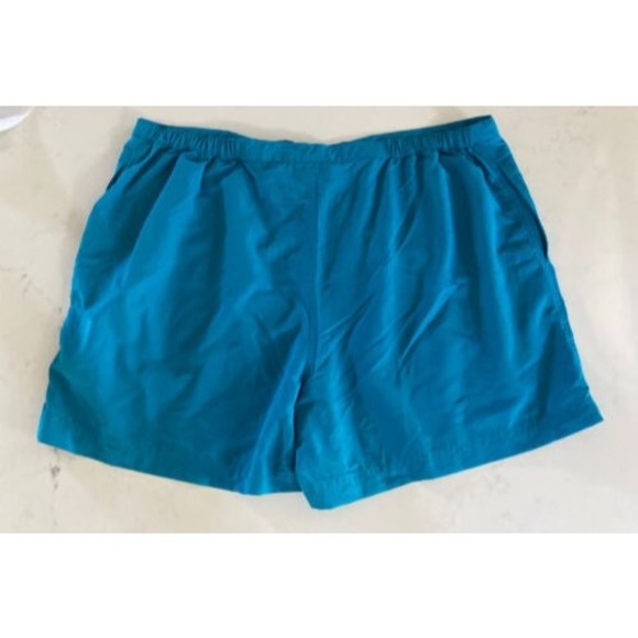 L.L. Bean Women’s Blue Supplex Nylon Drawstring Shorts with Pockets Size L - Picture 8 of 13